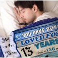 thumbnail image 4 of LHSHID 13th Birthday Blanket Gifts for Boys and Girls 40x50in, 4 of 7