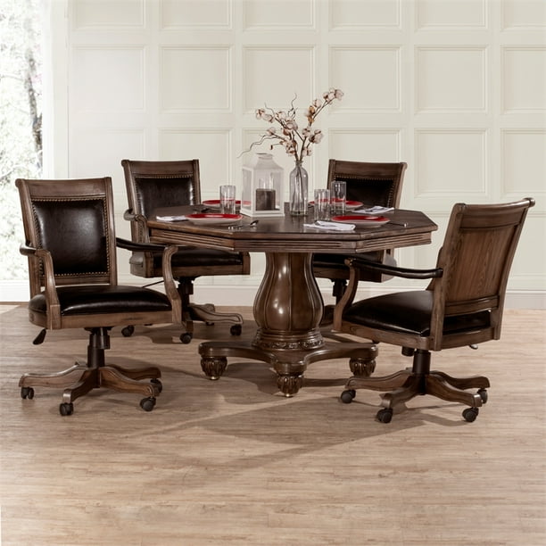 Hillsdale Furniture Freeport 5Piece Game Table with Adjustable Height