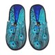 thumbnail image 1 of Fotbe Beautiful Blue Peacock Pantuflas Peludas para Mujer con Estampado, Zapatillas de Peluche, Zapatos de Invierno para Casa, Uso Interior y Exterior-Large, 1 of 8