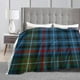 thumbnail image 4 of Manta tradicional de tartán Macdonald, suave manta de franela polar para sofá, cama, sillón, silla, oficina, viajes y camping., 4 of 5