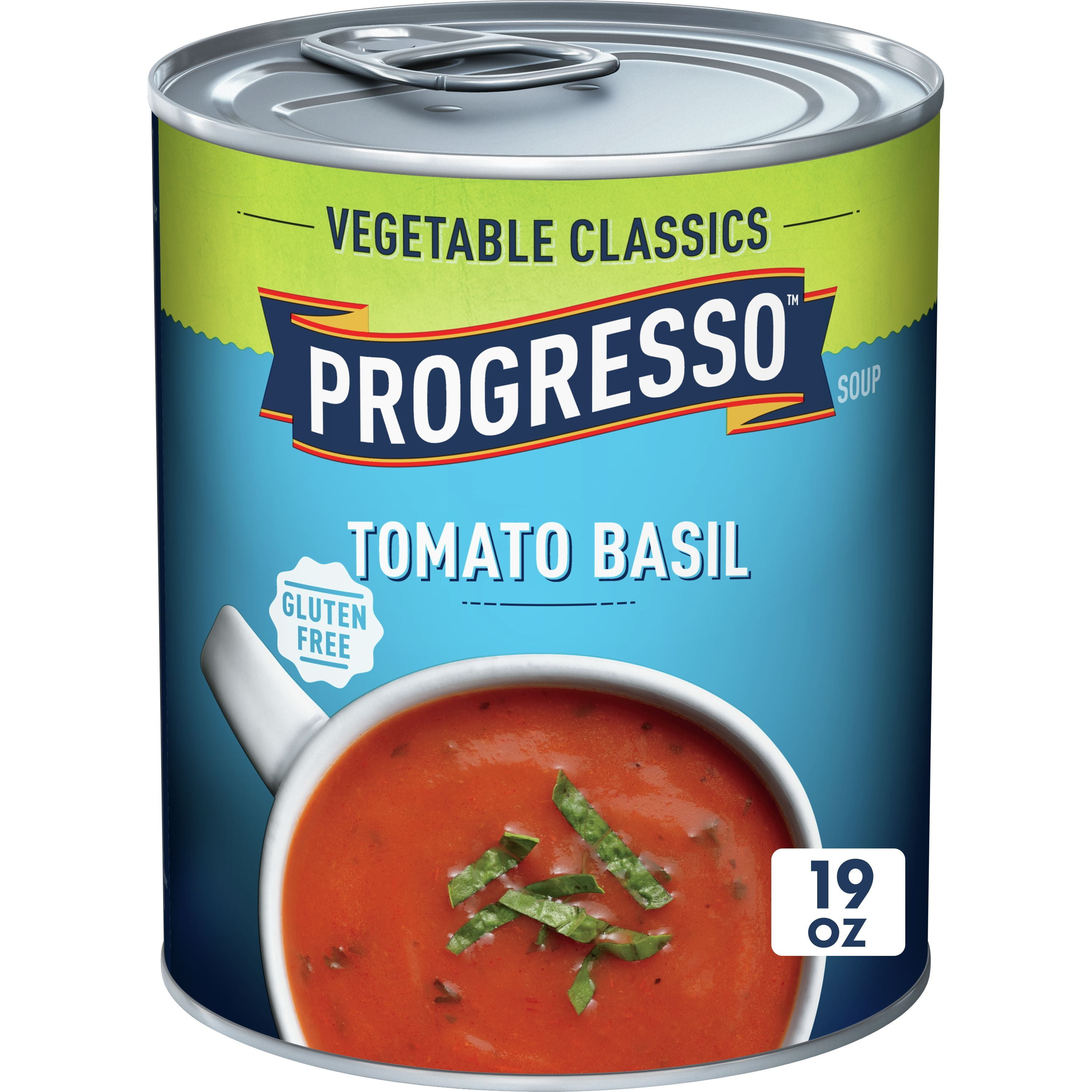 Progresso Vegetable Classics, Tomato Basil Canned Soup, 19 oz