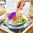 thumbnail image 4 of Silicone Spatula,One Piece Design Heat Resistant Silicone Spatulas with Wooden Handle,10.8 Inch Wooden Handle Durable Silicone Spatula Utensil,Wooden Handle Flexible Silicone Mixing Scraper, 4 of 4