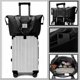 thumbnail image 4 of Bolsa de viaje DOJUNS de gran capacidad, impermeable y ligera, negra, 4 of 7