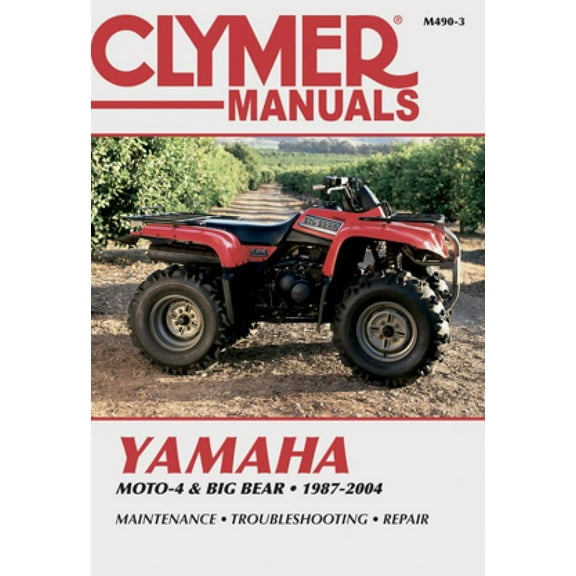 Yamaha Moto-4 & Big Bear ATV (87-04) Clymer Repair Manual ^