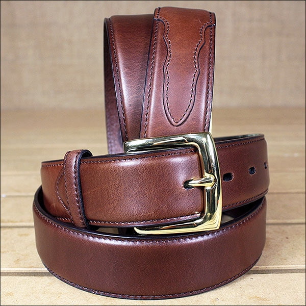 3D 1 1//2 Brown Mens Western Basic Belt