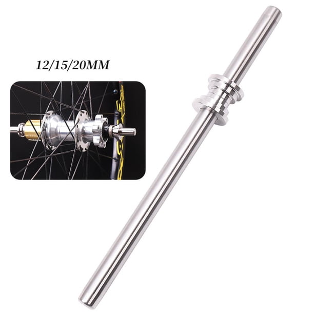 Adaptador de eje pasante de soporte de ajuste de rueda de bicicleta, herramienta práctica de reparación de cubo de adaptador de rueda para ejes de 12 Soledad Ajuste ruedas bicicleta