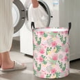 thumbnail image 4 of Goofa Tropical Pitaya Printed Circular Hamper,Laundry Basket with Handles,Storage Baskets Foldable,Large Capacity Laundry Hamper-Medium, 4 of 8