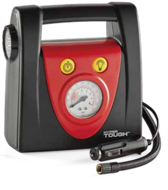 Hyper tough dc 12v portable analog tire inflator & tire pump discount