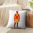 thumbnail image 3 of LALILO Throw Pillow Covers Black Afro American Young Girl Woman Afro Cushion Cover 18" x 18", 2 Pack, 3 of 6