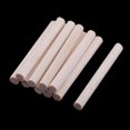 thumbnail image 3 of EHJRE 10 Pieces Round Balsa Unfinished Woodcraft Stick Dowel Rod 80mm, 3 of 9