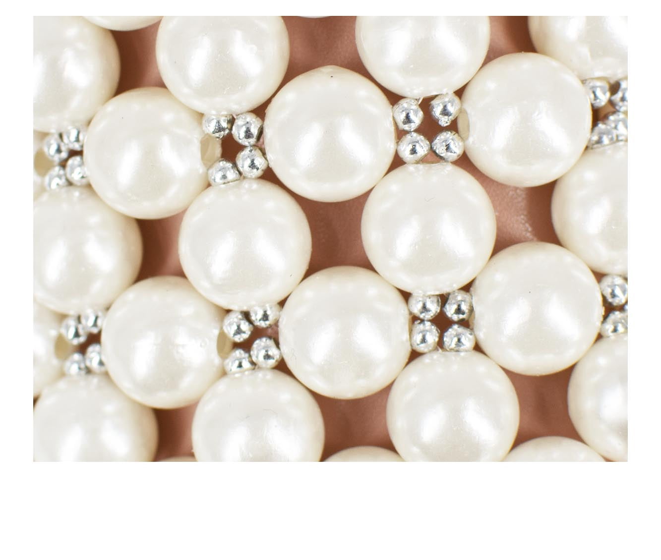 Mudd Women's Imitation Pearl Embellished Pool Slide