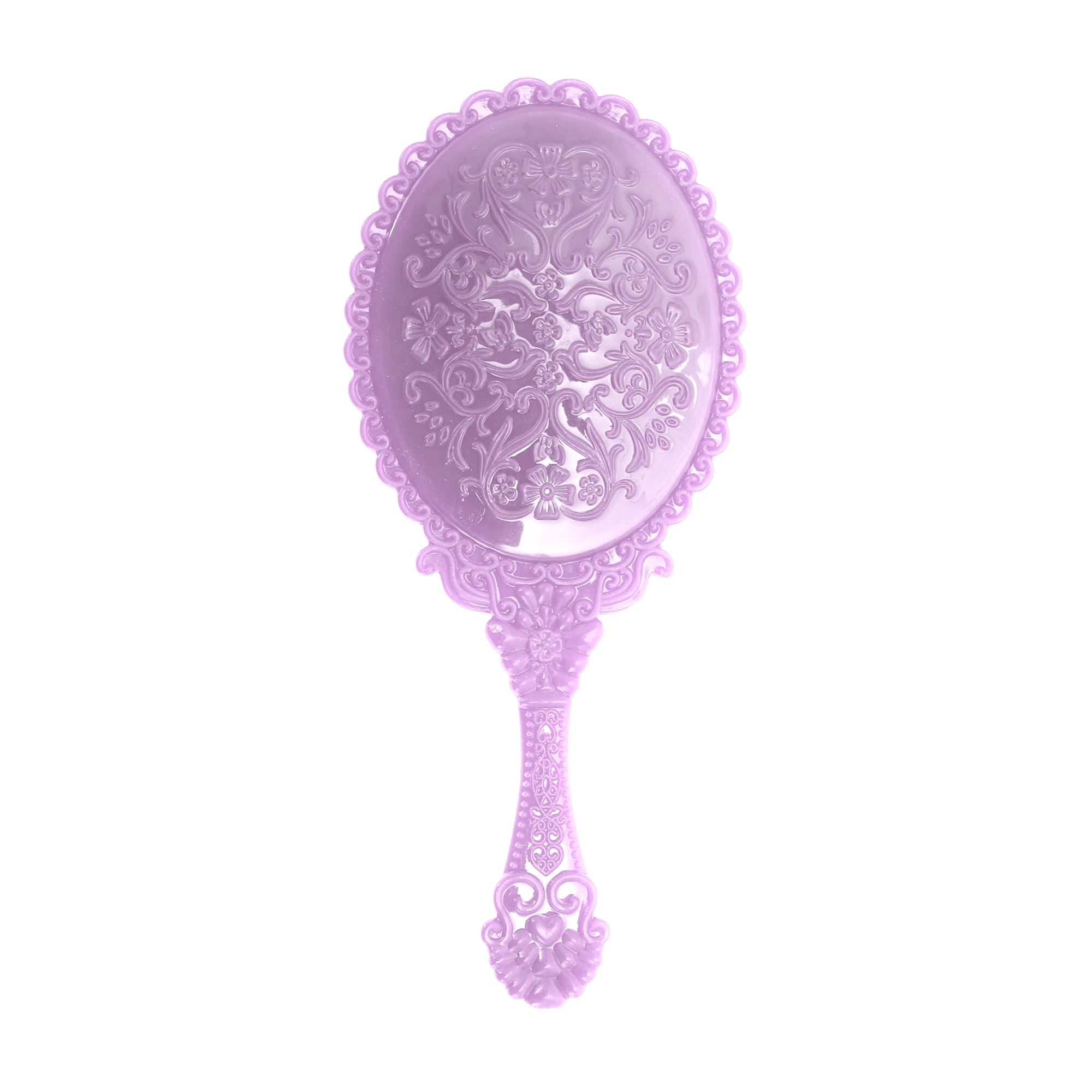 Unique Bargains 2pcs Delicate Handheld Mirror for Personal Grooming and Travel Purple