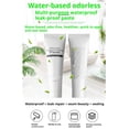 thumbnail image 4 of Multi-Functional Water-Based Waterproof Leak Paste, Liquid Rubber Waterproof Sealant, Leak Trapping Paste Suitable for Rooftops Basements Kitchens Bathrooms Fish Tanks Etc (White, 1pc), 4 of 9