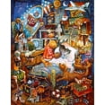 thumbnail image 2 of Bell, Bill 26x32 Black Ornate Wood Framed with Double Matting Museum Art Print Titled - Superboy, 2 of 4