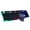 Black, variant on Opolski Colorful Light Wired Keyboard + 1200dpi Gaming Mouse Set Computer Accessories