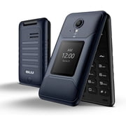Restored BLU Tank Flip |Unlocked | 4G LTE Flip Phone|2022 | 2.8 + 1.8 Display | Blue