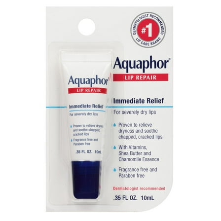 Aquaphor Lip Repair 0.35 Ounce (Pack of 6)