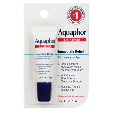 Aquaphor Lip Repair 0.35 Ounce (Pack of 6)
