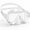 Clear, variant on WELLIFE FESTIVE Black Mirrored Adult Swim Mask with Nose Cover, HD Wide View Waterproof Diving Goggles for Men Women Youth