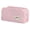 Pink, variant on CCOCC Cute Pencil Case,Color Match Pencil Bag,Mild Texture Pencil Case,8.7"X3"X4.4",Style1