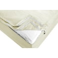 thumbnail image 3 of Grace Linen Zipper Fitted Sheet Queen Size(60X80) - Includes 2 Zip On Sheets +1 Bottom Fitted Base - Fit's 12” In Deep Pocket - Ivory Color, 3 of 8