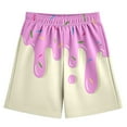 thumbnail image 4 of Shadoumai Short Pants for Boys&nbsp;10 Animal Print Elastic Waist Cotton School Sport Shorts Classic Fit Knit Shorts Shorts for Summer Kids, 4 of 4
