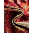 thumbnail image 2 of Unique Loom Outdoor Traditional Collection Area Rug - Vinatge (10' Square Red Green Blue/Ivory), 2 of 9