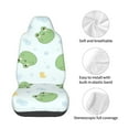 thumbnail image 4 of Honeii Kawaii Frogs Print Car Seat Cover,Car Interior Covers,Universal Fit Seat Protector, Compatible with Most Cars, SUVs, Trucks, and Vans, 4 of 5