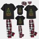 thumbnail image 1 of Pijamas familiares navideños a juego, conjuntos de pijamas negros, gafas de sol, Yree, Navidad en julio, 1 of 3