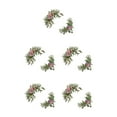 thumbnail image 3 of kurtrusly Wedding Welcome Board Realistic Appearance Good Texture Exquisite Crafted Wedding Arch Silk Fake Flower Artificial Purple Peony 5Set, 3 of 6