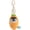 Carrots, variant on Kawaii Plush Penguin Pendant Cute Keychain,Purse BackCharms Accessories Key Chain for Women or Girls Bags