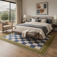 thumbnail image 2 of 9X12 Area Rugs Machine Washable Rugs for Living Room, Non Slip Throw Rug with Rubber Backing, Rug for Entryway、Bedroom、Kitchen、Floor and Dining Room, 2 of 6