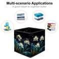 thumbnail image 2 of Starry Plants Foldable Storage Box with Handle, 10.8"x10.5"x10.6", Large Capacity Storage Bin Cube Organizer, 2 of 6