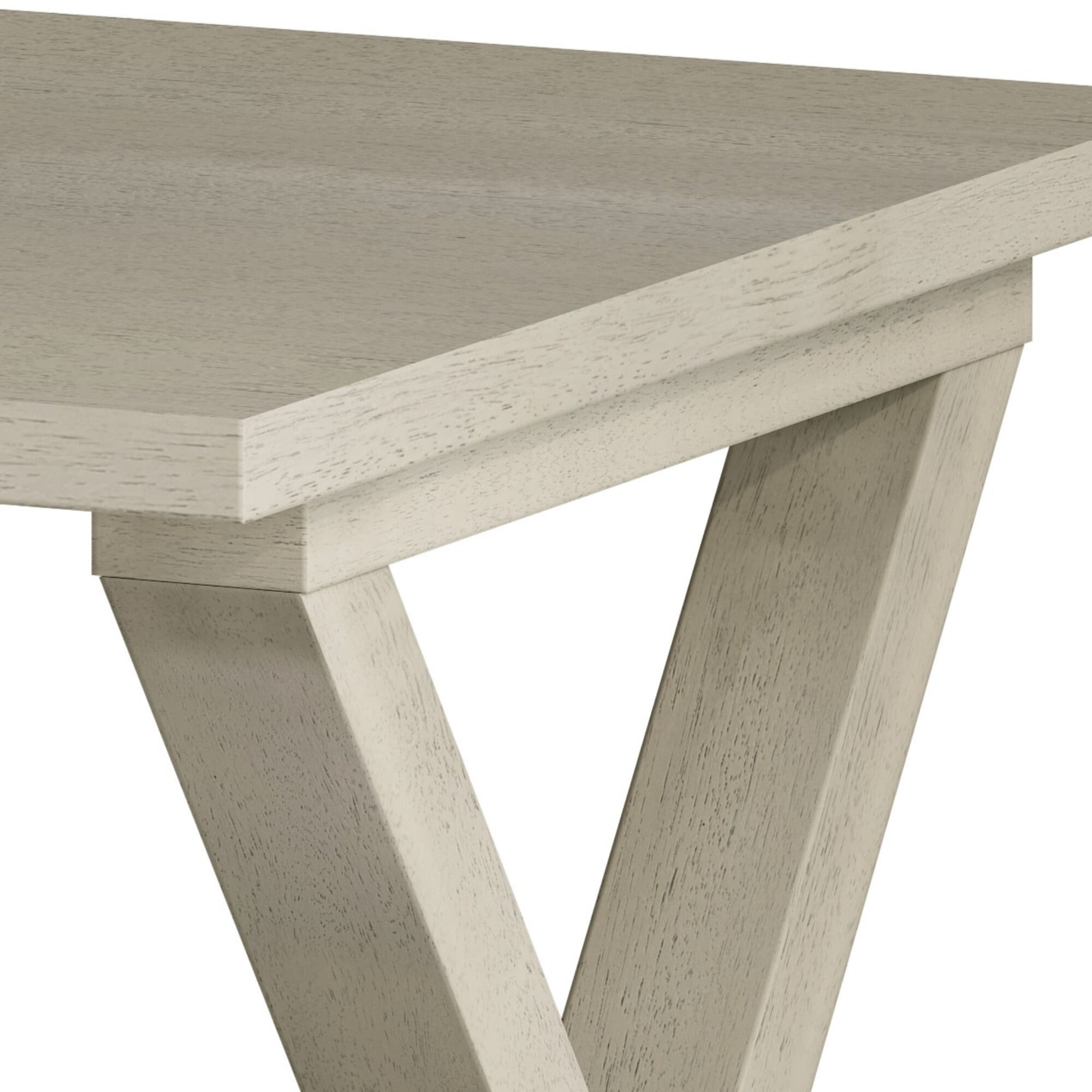 AENKYO Vintage End Table - Farmhouse Side Table with X-Shape Base & Large Top for Bedroom & Living Room, Antique Gray