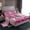 Pink, variant on Homewish Baseball Xmas Tree Twin Sheet Sets, Dreamy Winter Festival Twin Fitted Sheet, Merry Christmas Flat Sheet, Super Cozy Room Decor, 3-Piece