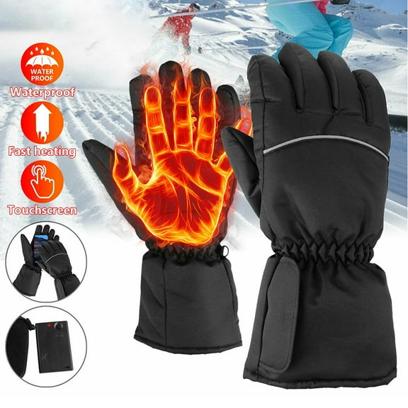 Battery Operated Heated Gloves for Men and Women, Electric Hand Warms Gloves for Outdoor Hiking Cycling Skiing