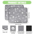 Qweryboo 2 Pack Washable Pee Pads for Dogs, Puppy Potty Pads, Reusable