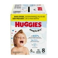 thumbnail image 3 of Couches Huggies Snug & Dry pour bébé, taille 8 (46 lb et plus), 96 unités, 3 of 9