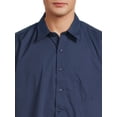 thumbnail image 3 of Silver Label Men’s Long Sleeve Dress Shirt with Front Chest Pocket, Sizes S-2X, 3 of 5