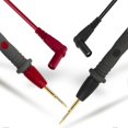 thumbnail image 2 of PT1008 1000V 20A Golden Plating Probe Test Lead Silicone Line Clamp Cable Digital Multimeter Test Measure Tool (Black), 2 of 3