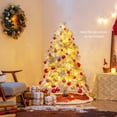 thumbnail image 2 of Costway 4.5 FT Pre-Lit Artificial Christmas Tree with 279 PVC & Pine Needles & PE Tips, 2 of 10