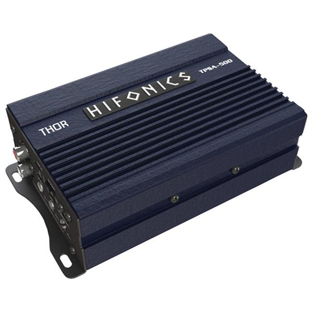 Hifonics TPS-A500.1 THOR Series Monoblock 500W Class D Amp Blue