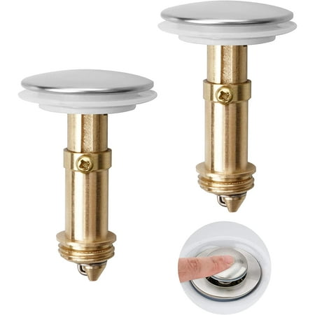 Pop Up Push Button Drain Stopper 35mm Sink Plug, Push-in Type Bounce ...