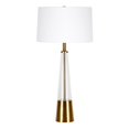 thumbnail image 1 of Hudson & Canal TL0538 Vivien Clear Glass & Brass Table Lamp, 1 of 8