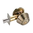 thumbnail image 4 of Cerradura de puerta redonda con pomo invisible antirrobo de un solo lado, accesorios de seguridad Marrón, 4 of 9