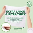 thumbnail image 2 of Extra Large Bath Wipes for Adults Bathing No Rinse - 40 Disposable Body Cleansing Wipes for Men, Women & Elderly - Great for Gym, Camping, Post Surgery - Shower Wipes - Cucumber Lime, 2 of 8