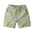 thumbnail image 6 of Fgvctg Work Shorts for Men Elastic Waist Casual Stretch Cargo Shorts Soft Summer Hiking Regular Fit Work Short Oversized Waistband Drawstring Pant with Pockets,Green,M, 6 of 6