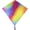 Jewel, variant on In the Breeze 3505 — Rainbow Stained Glass 30-inch Diamond — Colorful, Easy-Flying Kite with Included Kite Line and Bag
