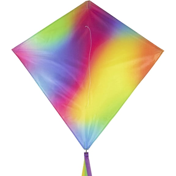 In the Breeze 3331 — Jewel 30" Diamond Kite — Colorful Easy Flying Single-Line Kite for All Ages
