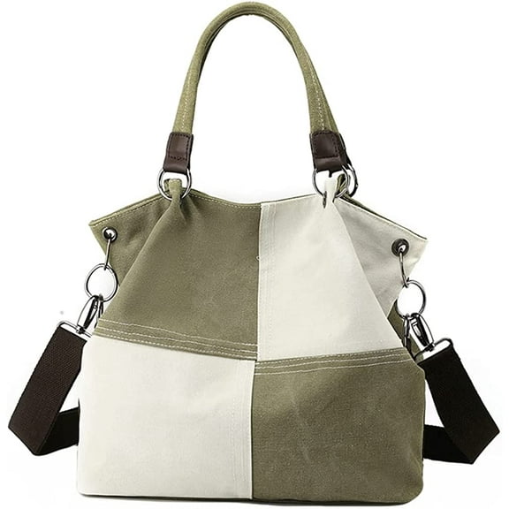 CoCopeaunts Canvas Tote Bag for Women Casual Hobo Handbags Large Capacity Shoulder Bags Fashion Crossbody Bags for Women
